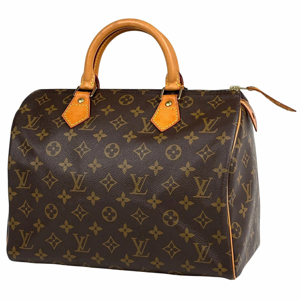Louis Vuitton Speedy Boston Bag Handbag Monogram Brown
